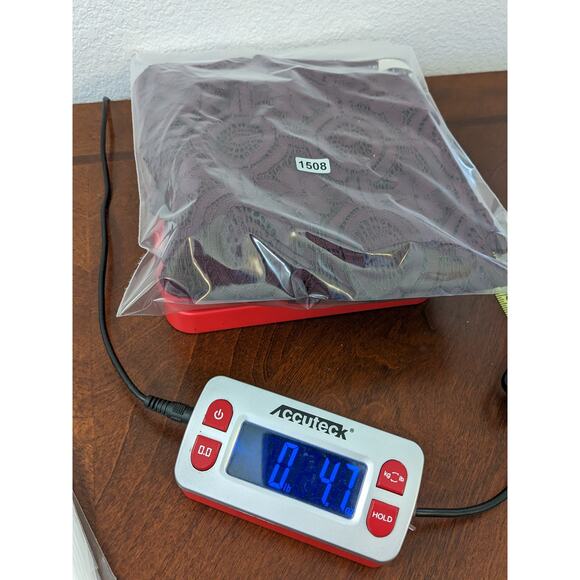 LOFT Sheer Lace Blouse XS Burgundy Red‎ Shirt Bell Short Sleeves Designer Flowy - Picture 7 of 7